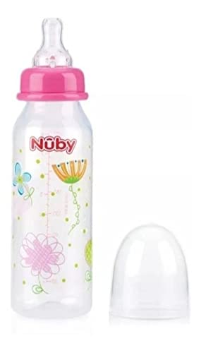 MAMADEIRA ESTAMPADA BICO NORMAL 240ML ROSA | Amazon.com.br